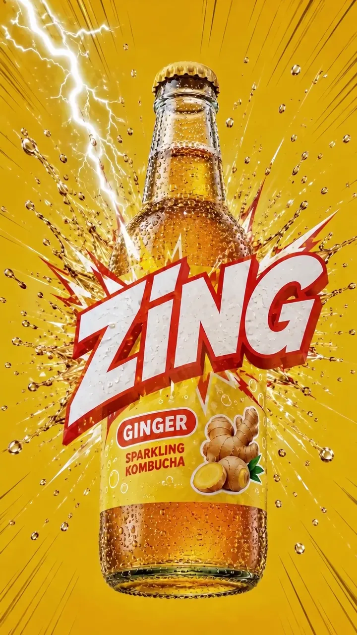 ZING — sparkling kombucha